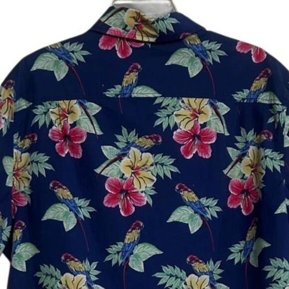 Goodiefellow & Co Hawaiian Button-up Shirt Men's XL Multicolor Floral Slim Fit - Picture 6 of 10